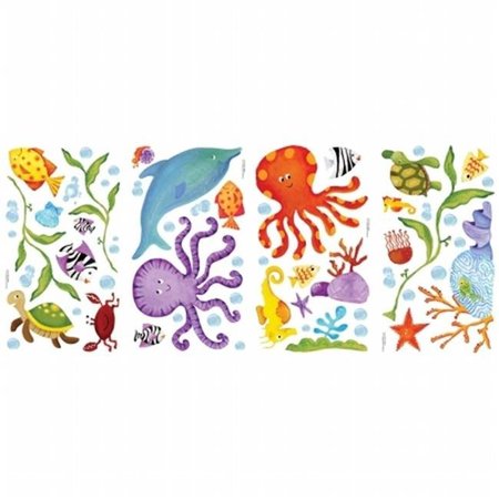 ROOMMATES RoomMates RMK1851SCS Adventures Under the Sea Peel & Stick Wall Decals RMK1851SCS